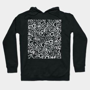 G - Typography (White) Hoodie